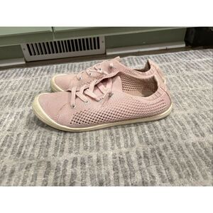 Madden Girl by Steve Madden Womens Knit Sneakers Lace-Up Pink Size 8.5